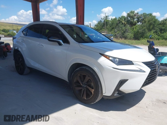 2020 Lexus NX 300 with VIN JTJGARBZ4L2169052, listed as a IAAI auction lot 42258498 with 83,121 mi miles and . Bid and sale history available at DreamBid. Image 1.