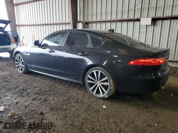 2017 Jaguar XF S with VIN SAJBG4BV1HCY37243, listed as a Copart auction lot 42147675 with 92,250 mi miles and Salvage Title. Bid and sale history available at carsss.com. Image 2.