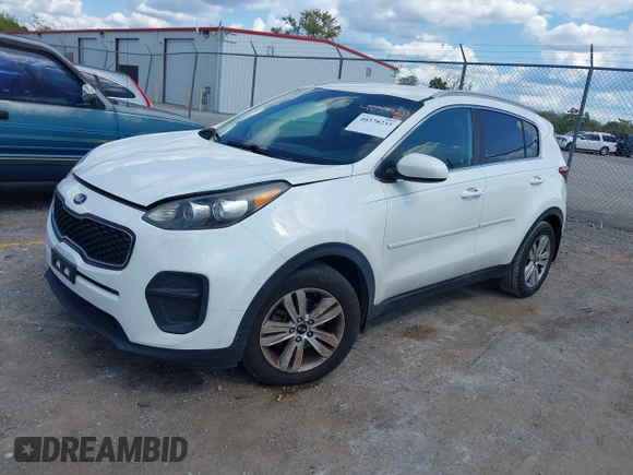 2017 Kia Sportage LX with VIN KNDPM3ACXH7298783, listed as a IAAI auction lot 40378233 with 77,423 mi miles. Bid and sale history available at carsss.com. Image 18.