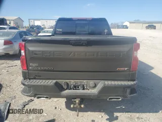 2023 Chevrolet Silverado 1500 RST with VIN 1GCUDEE87PZ198647, listed as a Copart auction lot 42181405 with 55,906 mi miles and Salvage Title. Bid and sale history available at DreamBid. Image 6.