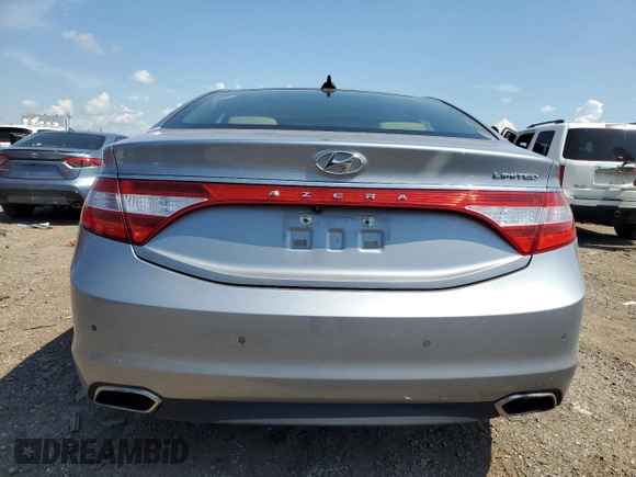 2015 Hyundai Azera Limited with VIN KMHFH4JG5FA441420, listed as a Copart auction lot 62355625 with 134,975 mi miles and Salvage title. Bid and sale history available at DreamBid. Image 6.