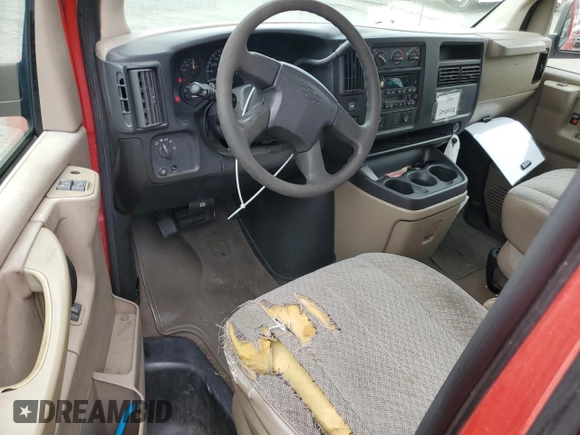 2007 Chevrolet Express Passenger z VIN 1GAHG39U071115670, wystawiony jako Copart lot #79276624 z przebiegiem 214 032 mil mil oraz Czysty tytuł • Clean title. Historia ofert i sprzedaży dostępna na DreamBid. Obrazek 8.