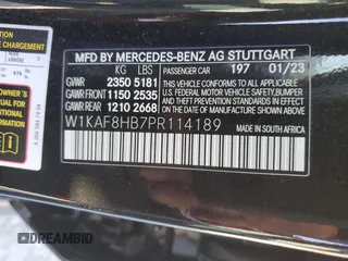 2023 Mercedes-Benz C 43 AMG z VIN W1KAF8HB7PR114189, wystawiony jako Copart lot #43631744 z przebiegiem 1 687 mil mil oraz . Historia ofert i sprzedaży dostępna na DreamBid. Obrazek 13.