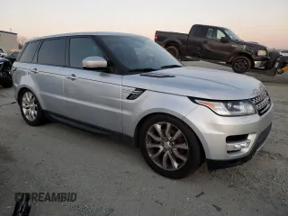 2015 Land Rover Range Rover Sport HSE with VIN SALWR2VFXFA524390, listed as a Copart auction lot 46574265 with 141,150 mi miles and Salvage Title. Bid and sale history available at carsss.com. Image 4.