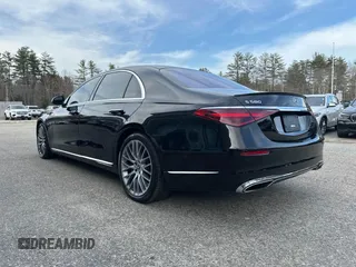 2021 Mercedes-Benz S-Class S 580 with VIN W1K6G7GBXMA045832, listed as a IAAI auction lot 42023722 with 73,926 mi miles. Bid and sale history available at carsss.com. Image 3.