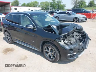 2018 BMW X1 xDrive28i with VIN WBXHT3C36J5K23930, listed as a IAAI auction lot 42462395 with 66,362 mi miles and . Bid and sale history available at DreamBid. Image 1.