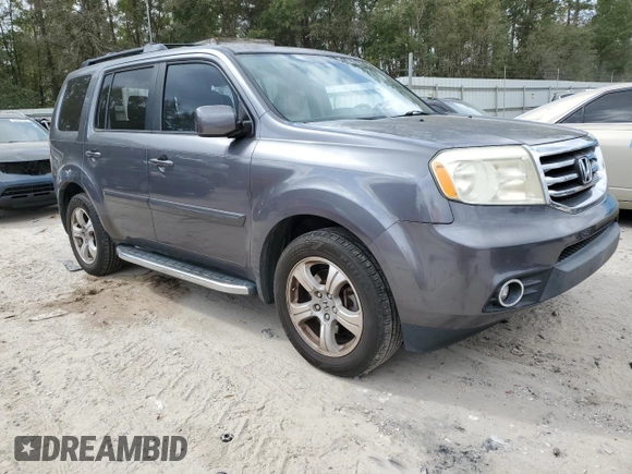 2014 Honda Pilot EX-L with VIN 5FNYF3H70EB002490, listed as a Copart auction lot 47778195 with 164,911 mi miles and Salvage Title. Bid and sale history available at carsss.com. Image 4.