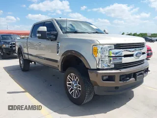 2017 Ford F-250 Lariat with VIN 1FT7W2B60HED84497, listed as a IAAI auction lot 42412777 with 98,934 mi miles and . Bid and sale history available at DreamBid. Image 1.
