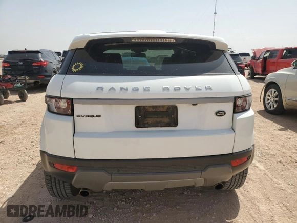 2015 Land Rover Range Rover Evoque Pure Plus with VIN SALVP2BG7FH072288, listed as a Copart auction lot 54695775 with 116,333 mi miles and Clean title. Bid and sale history available at DreamBid. Image 6.