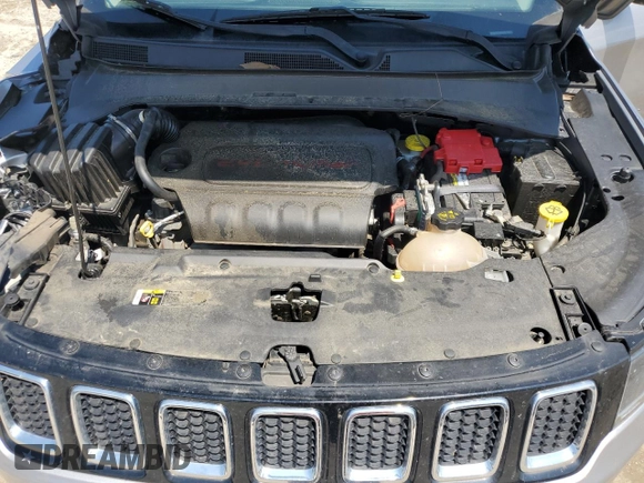 2018 Jeep Compass Sport z VIN 3C4NJDAB7JT484490, wystawiony jako Copart lot #59947885 z przebiegiem 118 363 mil mil oraz Szkoda całkowita • Salvage title. Historia ofert i sprzedaży dostępna na DreamBid. Obrazek 12.