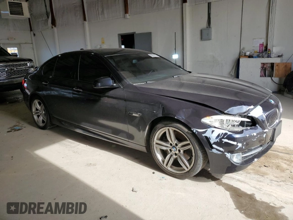 2012 BMW 5 Series 550i with VIN WBAFR9C55CDX79238, listed as a Copart auction lot 50351875 with 112,904 mi miles and Salvage Title. Bid and sale history available at carsss.com. Image 4.