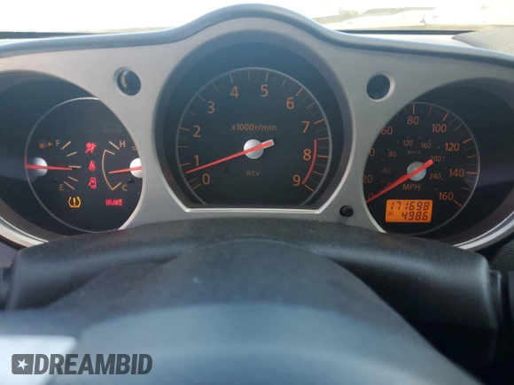 2008 Nissan 350Z Touring with VIN JN1BZ34E38M752224, listed as a Copart auction lot 74496934 with 171,698 mi miles and Clean Title. Bid and sale history available at DreamBid. Image 9.