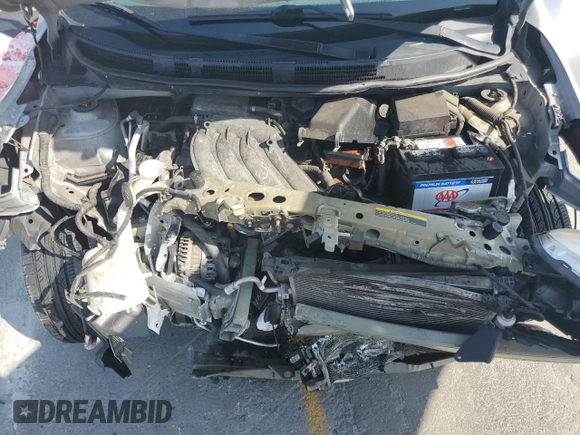 2012 Nissan Versa S with VIN 3N1CN7AP1CL939333, listed as a Copart auction lot 62337705 with 38,037 mi miles and Salvage title. Bid and sale history available at DreamBid. Image 11.