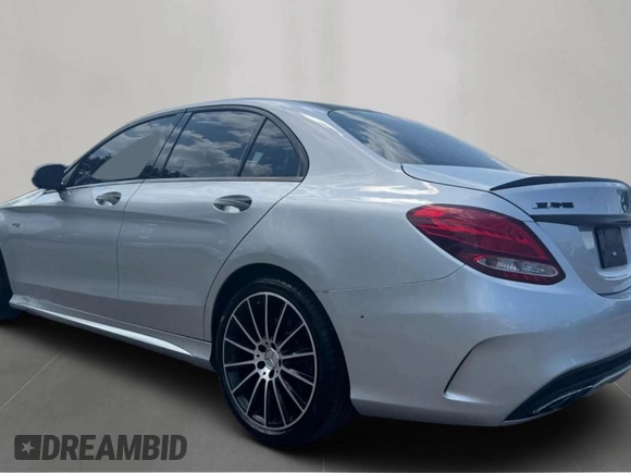 2017 Mercedes-Benz C 43 AMG with VIN 55SWF6EB9HU220691, listed as a Copart auction lot 65437375 with 104,010 mi miles and Clean title. Bid and sale history available at DreamBid. Image 3.