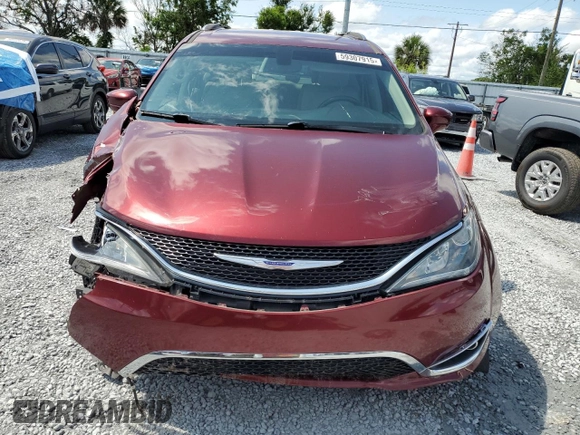 2020 Chrysler Pacifica Touring L with VIN 2C4RC1BG6LR196079, listed as a Copart auction lot 59307915 with 97,611 mi miles and Non repairable. Bid and sale history available at DreamBid. Image 5.