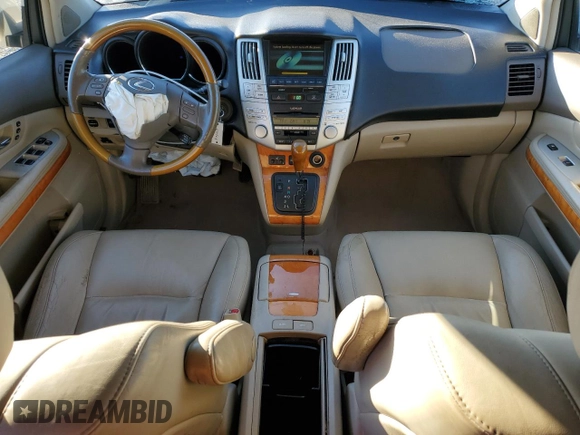 2007 Lexus RX 350 with VIN 2T2GK31U67C001046, listed as a Copart auction lot 86717984 with 181,934 mi miles and Salvage Title. Bid and sale history available at DreamBid. Image 8.