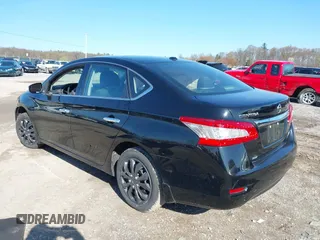 2015 Nissan Sentra S with VIN 3N1AB7AP7FY227075, listed as a IAAI auction lot 41983590 with 115,122 mi miles. Bid and sale history available at carsss.com. Image 3.