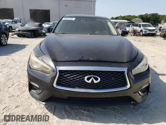 2015 Infiniti Q50 Premium with VIN JN1BV7AR4FM418940, listed as a Copart auction lot 55661885 with 71,352 mi miles and Clean Title. Bid and sale history available at carsss.com. Image 5.