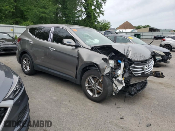 2018 Hyundai Santa Fe 2.4L with VIN 5XYZTDLB9JG563224, listed as a Copart auction lot 58470265 with 133,844 mi miles and Salvage title. Bid and sale history available at DreamBid. Image 4.