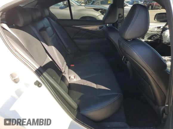 2020 Infiniti Q50 with VIN JN1EV7ARXLM254439, listed as a Copart auction lot 44926835 with 43,146 mi miles and Salvage Title. Bid and sale history available at DreamBid. Image 10.