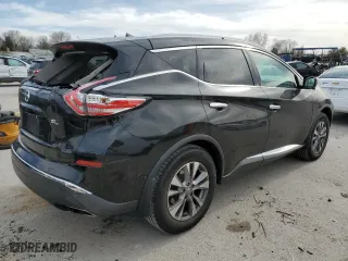 2015 Nissan Murano SL with VIN 5N1AZ2MG5FN204362, listed as a Copart auction lot 49526445 with 114,231 mi miles and Salvage Title. Bid and sale history available at carsss.com. Image 3.