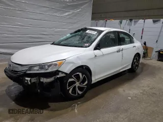 2016 Honda Accord Sedan LX with VIN 1HGCR2F31GA207017, listed as a Copart auction lot 46866595 with 225,260 mi miles and Salvage Title. Bid and sale history available at carsss.com. Image 1.