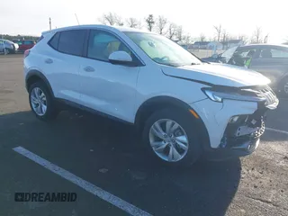2024 Buick Encore GX Preferred with VIN KL4AMCSL1RB196043, listed as a IAAI auction lot 41131649 with 7,122 mi miles and . Bid and sale history available at DreamBid. Image 1.
