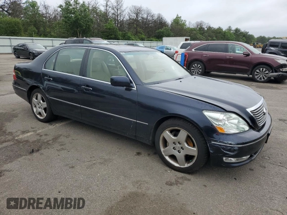 2005 Lexus LS 430 z VIN JTHBN36F255003577, wystawiony jako Copart lot #61298935 z przebiegiem 106 790 mil mil oraz Czysty tytuł • Clean title. Historia ofert i sprzedaży dostępna na DreamBid. Obrazek 4.