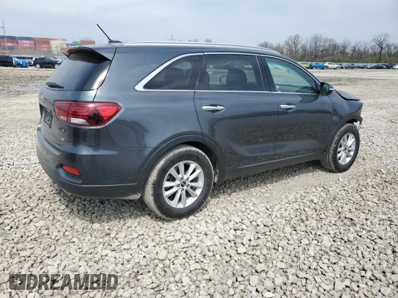 2020 Kia Sorento L with VIN 5XYPG4A32LG658895, listed as a Copart auction lot 52853975 with 51,142 mi miles and Salvage Title. Bid and sale history available at carsss.com. Image 3.