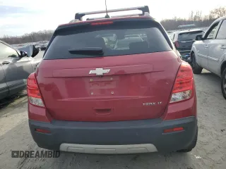 2015 Chevrolet Trax LT with VIN KL7CJLSB4FB099233, listed as a Copart auction lot 45752555 with 78,326 mi miles and Salvage Title. Bid and sale history available at carsss.com. Image 6.