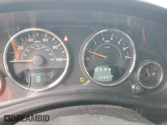 2015 Jeep Wrangler Sport with VIN 1C4AJWAG3FL560599, listed as a Copart auction lot 51850005 with 52,691 mi miles and Clean Title. Bid and sale history available at carsss.com. Image 9.