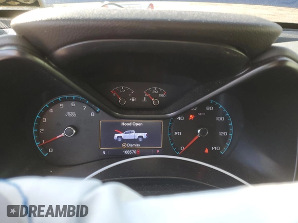 2019 Chevrolet Colorado 2WD Z71 with VIN 1GCGSDEN1K1103879, listed as a Copart auction lot 88934105 with 108,570 mi miles and Salvage Title. Bid and sale history available at carsss.com. Image 9.