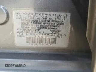2017 Nissan Note SV with VIN 3N1CE2CP5HL367769, listed as a Copart auction lot 50008375 with 163,595 mi miles and Salvage Title. Bid and sale history available at DreamBid. Image 14.