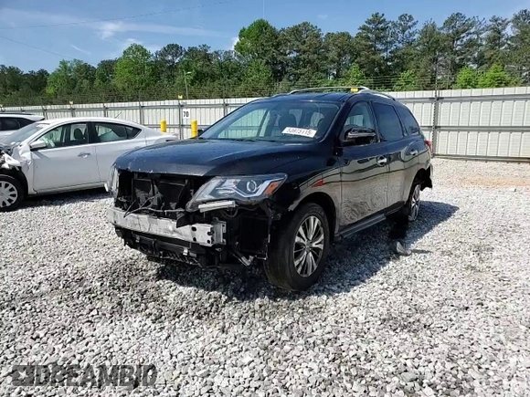 2019 Nissan Pathfinder SL with VIN 5N1DR2MM7KC642471, listed as a Copart auction lot 53975115 with 155,887 mi miles and Salvage title. Bid and sale history available at DreamBid. Image 14.