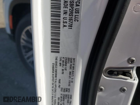 2024 Jeep Wagoneer Series II Carbide with VIN 1C4SJSBP2RS167781, listed as a Copart auction lot 54618225 with 23,890 mi miles and Clean Title. Bid and sale history available at DreamBid. Image 13.