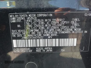 2008 Toyota RAV4 с VIN JTMBD33V286075622, выставлен на аукционе IAAI как лот 42520388 с пробегом 101 361 миль миль и . История ставок и продаж доступна на DreamBid. Изображение 9.