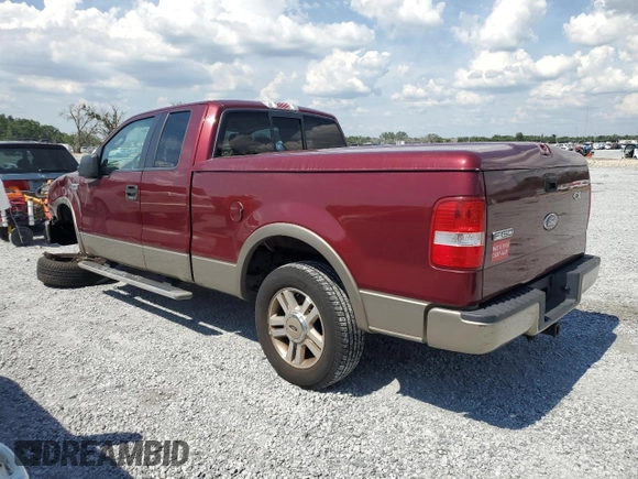 2005 Ford F-150 XLT with VIN 1FTPX12535NB09877, listed as a Copart auction lot 64126145 with 72,004 mi miles and Non repairable. Bid and sale history available at DreamBid. Image 2.