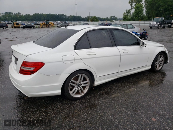 2014 Mercedes-Benz C 250 Sport with VIN WDDGF4HB2ER305342, listed as a Copart auction lot 63803184 with 140,148 mi miles and Non Repairable. Bid and sale history available at DreamBid. Image 3.