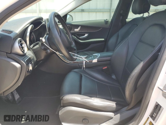 2017 Mercedes-Benz C 300 with VIN 55SWF4JB7HU222188, listed as a Copart auction lot 52375415 with 81,437 mi miles and Salvage title. Bid and sale history available at DreamBid. Image 7.