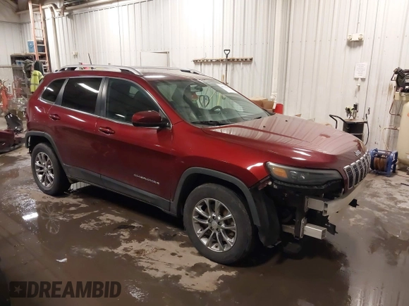 2019 Jeep Cherokee Latitude Plus with VIN 1C4PJMLB2KD198561, listed as a IAAI auction lot 41731691 with 71,129 mi miles. Bid and sale history available at carsss.com. Image 21.
