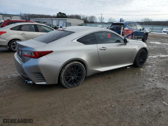 2016 Lexus RC 200t with VIN JTHHA5BC6G5002867, listed as a Copart auction lot 86258834 with 95,902 mi miles and Salvage Title. Bid and sale history available at carsss.com. Image 3.