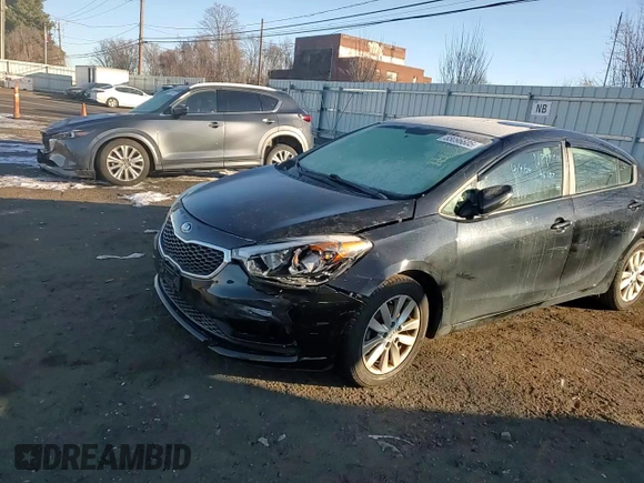 2014 Kia Forte LX with VIN KNAFX4A6XE5233178, listed as a Copart auction lot 88096605 with 123,313 mi miles and Salvage Title. Bid and sale history available at carsss.com. Image 11.