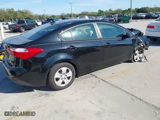 2016 Kia Forte LX with VIN KNAFK4A62G5466215, listed as a IAAI auction lot 41698637 with 116,544 mi miles. Bid and sale history available at carsss.com. Image 4.