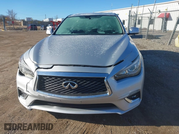 2018 Infiniti Q50 Luxe with VIN JN1EV7AR0JM433294, listed as a IAAI auction lot 41742303 with 62,217 mi miles and . Bid and sale history available at DreamBid. Image 11.