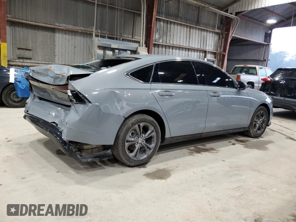 2024 Honda Accord EX-L с VIN 1HGCY2F60RA092734, выставлен на аукционе Copart как лот 54355675 с пробегом 8 178 миль миль и Списание • Salvage title. История ставок и продаж доступна на DreamBid. Изображение 3.