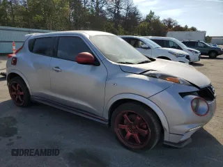 2014 Nissan Juke NISMO RS with VIN JN8DF5MV1ET150180, listed as a Copart auction lot 74289044 with 142,268 mi miles and Salvage Title. Bid and sale history available at carsss.com. Image 4.