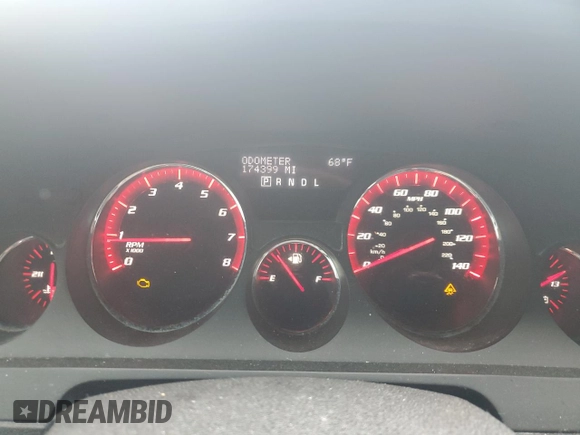 2008 GMC Acadia SLE1 z VIN 1GKER13778J183546, wystawiony jako Copart lot #58342655 z przebiegiem 174 399 mil mil oraz Szkoda całkowita • Salvage title. Historia ofert i sprzedaży dostępna na DreamBid. Obrazek 9.