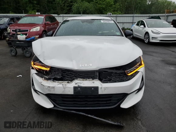 2022 Kia K5 GT-Line z VIN 5XXG64J20NG122075, wystawiony jako Copart lot #56356875 z przebiegiem 54 554 mil mil oraz Szkoda całkowita • Salvage title. Historia ofert i sprzedaży dostępna na DreamBid. Obrazek 5.
