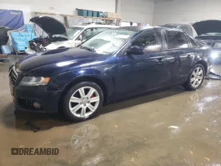 2011 Audi A4 Premium with VIN WAUBFAFLXBA087947, listed as a Copart auction lot 83013154 with 98,473 mi miles and Salvage Title. Bid and sale history available at carsss.com. Image 1.