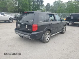 2005 Honda Pilot EX-L with VIN 5FNYF18565B038106, listed as a Copart auction lot 51266305 with 0 mi miles and Clean Title. Bid and sale history available at carsss.com. Image 3.